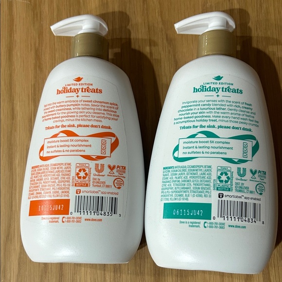 Dove Nourishing Hand Wash Set - Cinnamon Pumpkin Pie & Peppermint Bark - Picture 2 of 16